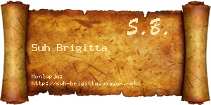 Suh Brigitta névjegykártya
